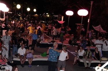 Food and Wine Festival crowd shot