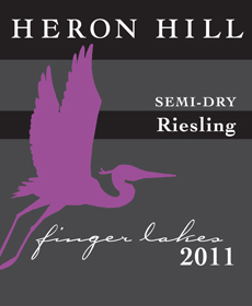 Heron Hill 2011 Semi Dry Riesling