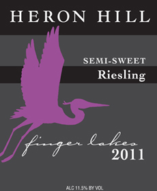 Heron Hill SemiSweet Riesling