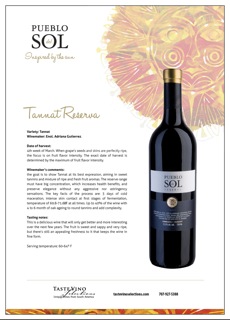 Pueblo del Sol TANNAT RESERVA