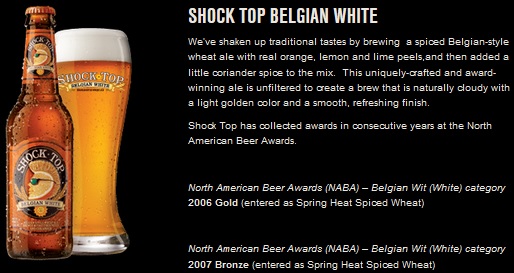 Shock Top Belgian White